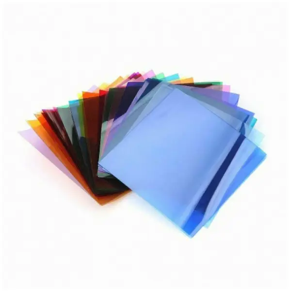 Цветные осветительные фильтры 25×25 см, 20 шт