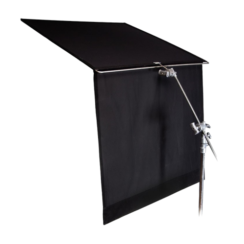 Флаг черный Floppy Cutter 122×122 см (Просветное полотно в комплекте)