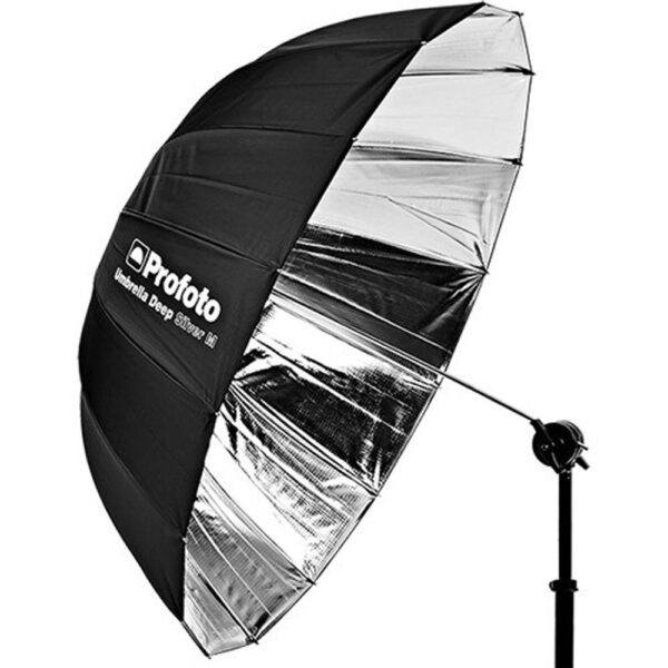 Зонт серебро Umbrella Deep Silver M (105cm)